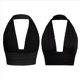 thumbnail image 3 of Chaleco Sin Mangas con Cuello en V Profundo para Mujer, de Verano, con Cuello Halter y Espalda Descubierta Negro L, 3 of 6