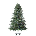 thumbnail image 3 of Open Box 7.5' Pre-Lit Milford Pine Green Artificial Christmas Tree with LumaDazzle Color-Changing Twinkle LED Lights and Quick Set, by Holiday Time, 3 of 12