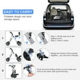 thumbnail image 3 of TopMate ES35 Powered Mobility Scooter 3 Wheels Foldable Trike with Backrest Seat for Adults, Lightweight Electric Scooter with Removable 36V 7.8AH Battery, Reverse & Key Switch for Commute and Travel, 3 of 7