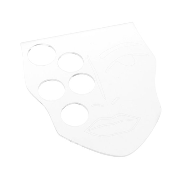 Paleta de maquillaje transparente Sunnimix 4 pozos para brillo de Sombra de ojos