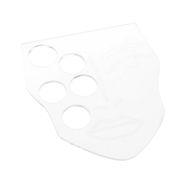 HILABEE Transparent Makeup Palette Makeup Mixing Palette Acrylic Handheld Palette Makeup