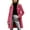 #1_Hot Pink, variant on Women's Y2K Oversized Trench Coat - Single Breasted Lapel Long Sleeve Winter Overcoat, Casual Button-Down Blazer Jacket with Pockets for Fall & Winter