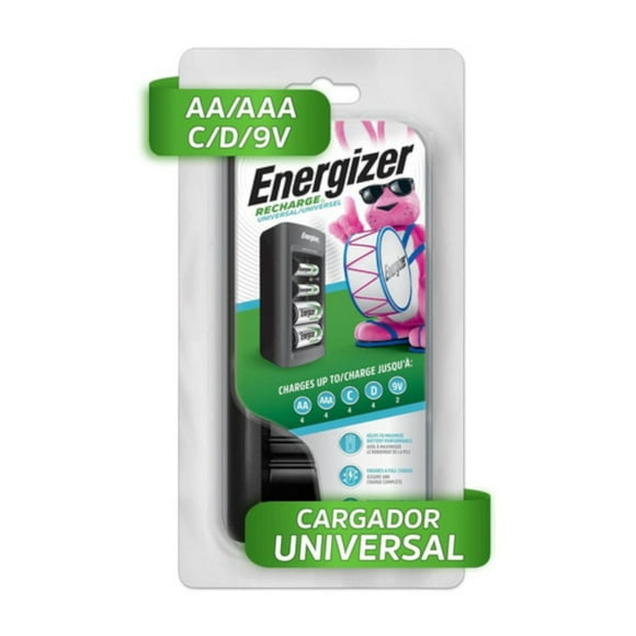 Cargador Pilas Universal Energizer Recargables Todos Tamaños