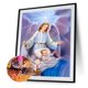 thumbnail image 1 of Mosaico de diamantes 5D religioso taladro redondo completo hecho a mano Wdftyju imagen de diamantes de imitación para decoración del hogar sala de estar y dormitorio, 1 of 8