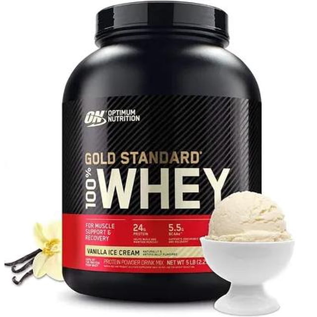 Proteína Optimum Nutrition Gold Standard 100% Whey 5 lbs Optimum Nutrition Gold Standard 100% Whey
