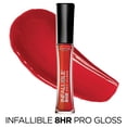 thumbnail image 2 of Brillo de labios L'Oréal Paris Infallible 8 Hour Hydrating Fiery, 6 ml, 2 of 7
