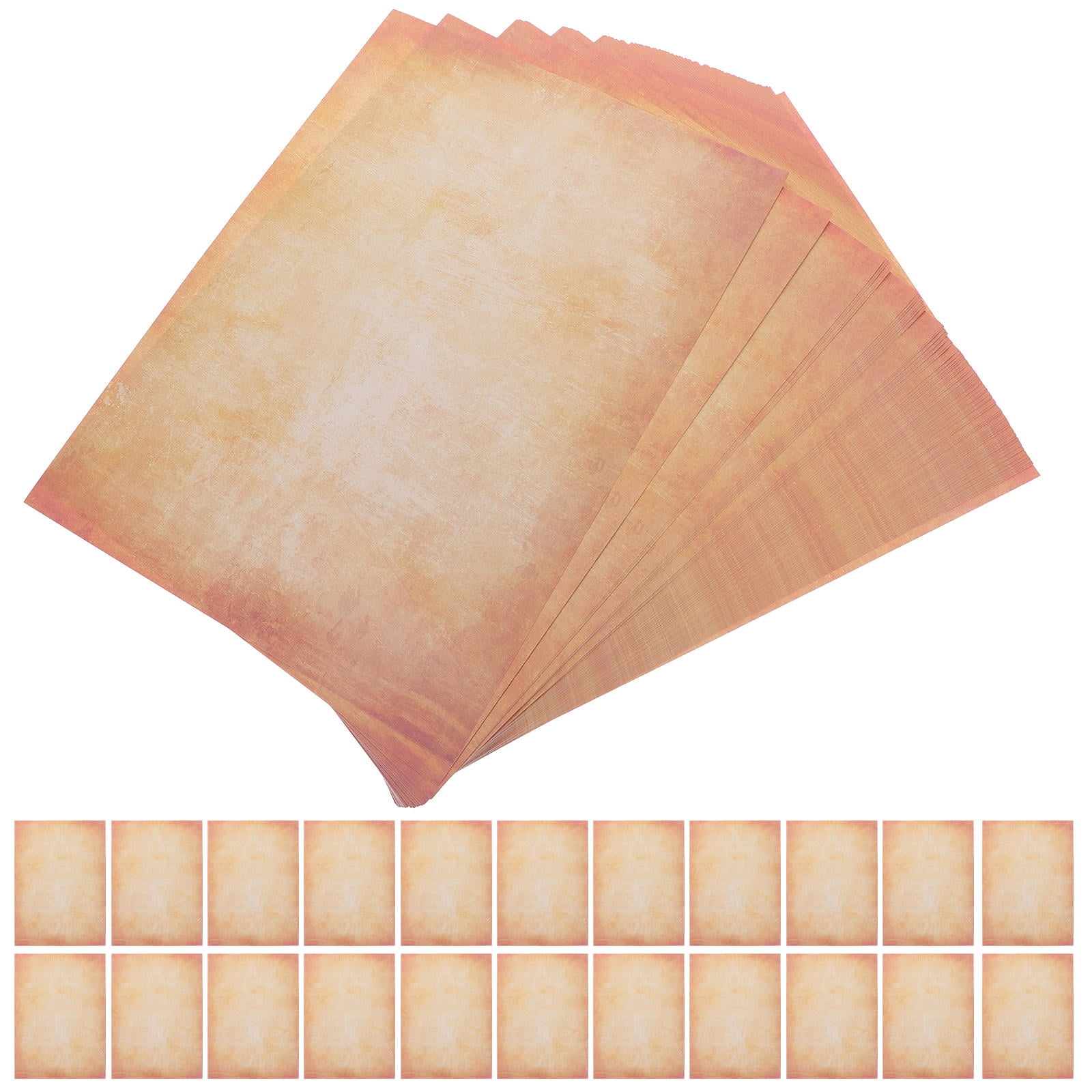 LABSERRON 100 Sheets Rectangular Retro Stationary Paper For Letter Writing And Printing