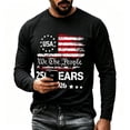 thumbnail image 4 of LPKRT Men Patriotic Long Sleeve T Shirt - 250Th Anniversary Crewneck Tee, Soft Breathable Top(Black-S), 4 of 4