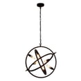 thumbnail image 3 of Lighting IRONCLAD Industrial 6 Light Oil Rubbed Bronze Ceiling Pendant 20" Wide, 3 of 6
