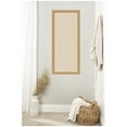thumbnail image 2 of Kate and Laurel Framed Fabric Pinboard 18 x 42, Neutral Weave Printed Linen Decorative Bulletin Board for Use as a Vision Board or Wall Organization, Lila Gold Frame, 2 of 8
