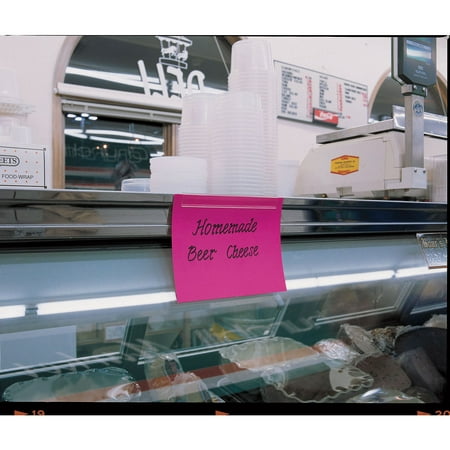 - Adhesive Sign Holder, Clear Plastic Minimum Order Of 6-12 L x 7/8 H