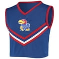 thumbnail image 2 of Girls Youth Royal Kansas Jayhawks Two-Piece Cheer Set, 2 of 6