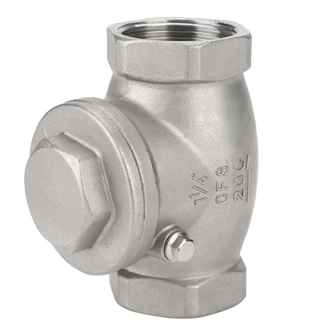 LAFGUR DN32 Check Valve, Swing Check Valve, Stainless Steel For Oil Water Female Swing Check Valve Gas Use