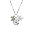 thumbnail image 2 of Delight Jewelry Stainless Steel Texas Raised Texas - Let Things Go Fall Zoey Charm Necklace, 28", 2 of 4