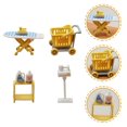 thumbnail image 4 of DosaeleToy Ironing Board Set Children‘s Cleaning Kit Educational Toy Toddler M Yellow, 4 of 8