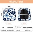 thumbnail image 3 of Blue Pioneer Flower Seat Covers for Dining Room Chairs Set Of 4,Stretch Printed Washable Chair Seat Cover with Elastic Ties and Button,Removable Waterproof Couch Cushion Covers, 3 of 6