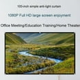 thumbnail image 2 of Projector Screen Metal Anti Light Gray Optical Coating Portable Reflective, 2 of 6