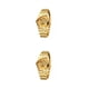 thumbnail image 2 of Sonducket Reloj deportivo para hombre con agujeros, reloj de mecánico de lujo resistente al agua, ajustable, portátil, dorado completo Oro completo 2piezas, 2 of 6