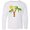 AA-White, variant on Inktastic Palm Trees with Cute Smiling Sun Long Sleeve Youth T-Shirt