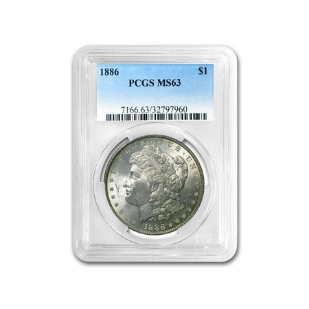 1878-1904 Morgan Dollars MS-63 PCGS (Toned, Obv &/or Rev)