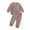 Brown, variant on Diufon Toddler Baby Sweatshirt Set Boys Girls Long Sleeve Crewneck Tops and Pants Fall Winter Outdoor Tracksuit