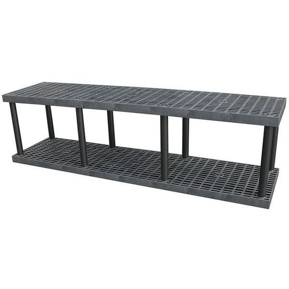 Structural Plastics Plstc Shelf,24inx27inx96inShlfLdCp:675lb S9624B