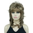 thumbnail image 4 of Lydell Long Shaggy Layered wig, Natural Straight Wavy Shags Wig, Soft Syhthetic Hair,, 4 of 10