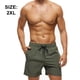 thumbnail image 2 of Bañador de secado rápido para hombre, traje de baño sólido, pantalones cortos deportivos con bolsillos con cremallera, 2 of 8