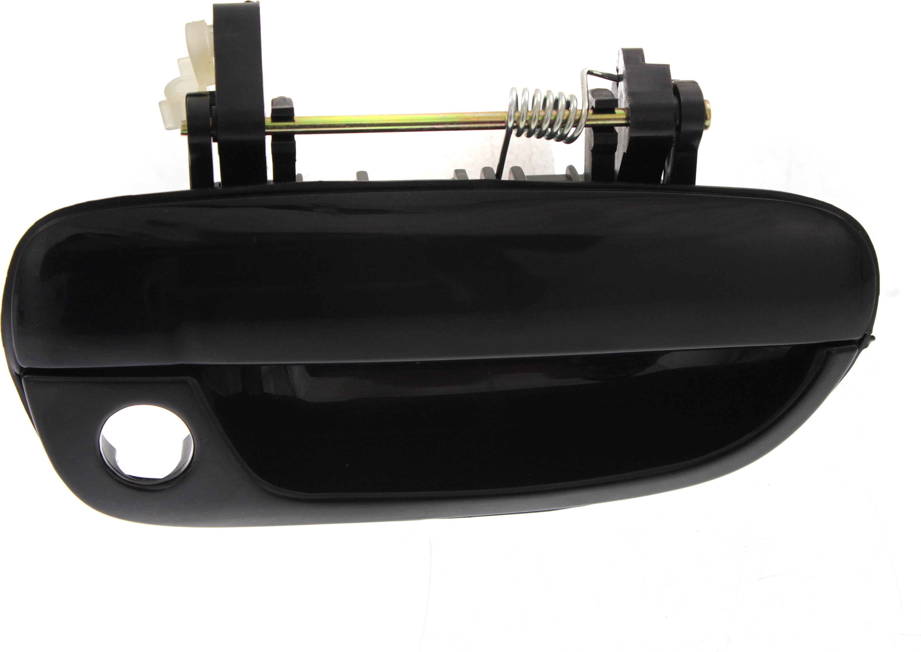 HUYILUN0104 Black Unpainted Exterior Door Handle For Honda Civic 2001-2005 (Front Left)