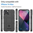 thumbnail image 2 of SaniMore Case for iPhone 14 Plus 6.7" 2022, Rugged Heavy Duty Protective Cover Anti-slip Drop-proof Slim Lightweight Anti-scratch 360°Full Protective Cover For iPhone 14 Plus, Black, 2 of 7