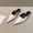 White, variant on Womens Slippers Pointed Toe Stiletto Heel On Casual Half Shoes For Women Elegant Daily Wear Sandals Footwear US :7
