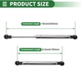 thumbnail image 4 of Unique Bargains 2 Pcs 35lb/160N 10inch/254mm Plastic End Fitting Lift Support Struts Silver Tone, 4 of 8