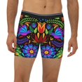 thumbnail image 6 of Sigee Colorful Floral for Men's Boxer Briefs,Moisture Wicking and Breathable Medium, 6 of 9