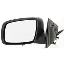 Mirror Compatible With 2009-2015 Dodge Journey Left Driver Side Heated Textured Black Kool-Vue
