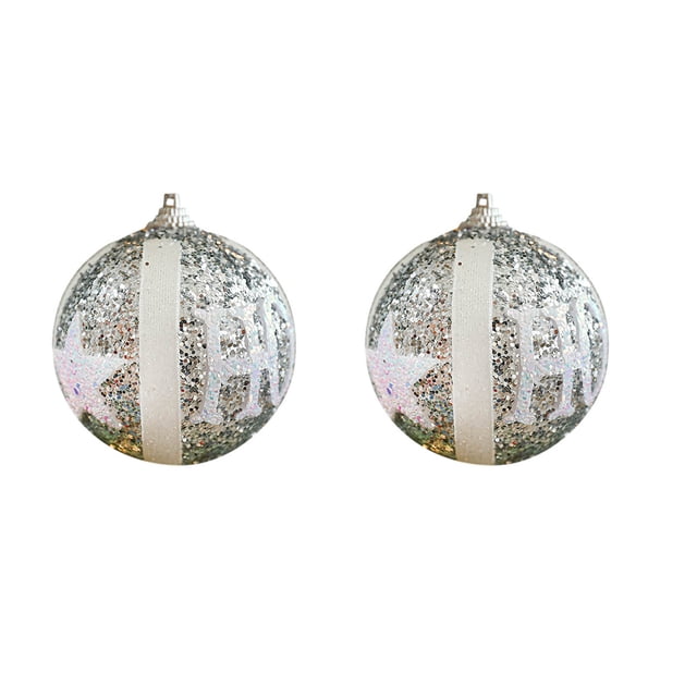 XWSHYW Decoraciones Navideñas Bola de Navidad Decoración Del Árbol de Navidad Colgante Decoración de Navidad Colgante Bola Escena Decoración Colgante Bola
