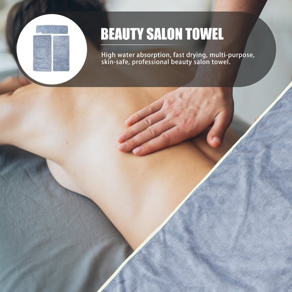 SHINYPASING 1 Set Blue Supersoft Fiber Towel Set for Women in Spa and Sauna with Water Absorption