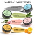 thumbnail image 2 of Set de mascarillas faciales de arcilla SHVYOG, cúrcuma, vitamina C, té verde, 2 of 9