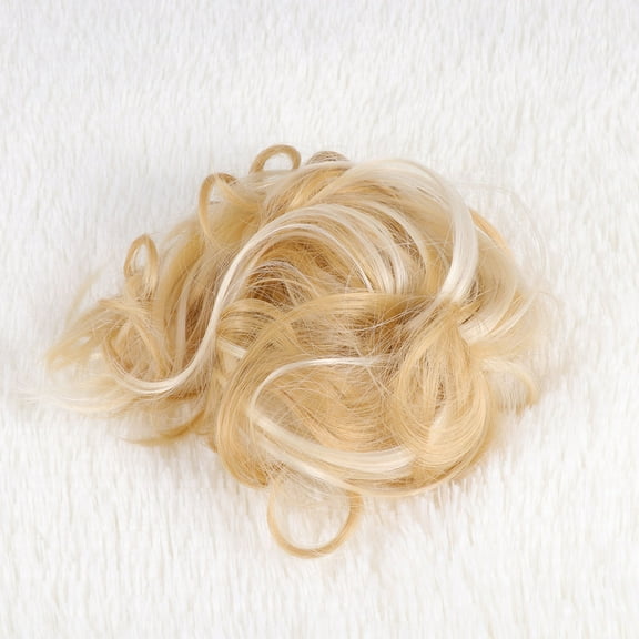 Worgeous Lifelike Hair Ring Fluffy Curly Wig Hair Ties Women Ponytail Wig Hair Tie for Women Girls (22H613)