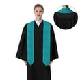 thumbnail image 4 of Disketp Blue Green Glitter Graduation Stole Class of 2024 Customized Congratulations Sash ,Unisex, 72", 4 of 7
