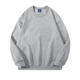 thumbnail image 6 of Men's Heavyweight 320g Solid Loose Versatile Round Neck Sweatshirt, 6 of 14