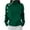 21#Green, variant on Womens Turtleneck Dressy Sweater Fall 2026 Button Long Sleeve Pullover Sweaters - Cozy Ribbed Knit, Loose Fit Red XS