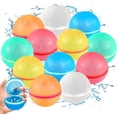 thumbnail image 1 of SCUATANBE 12 globos de agua magnéticos reutilizables, autosellantes de llenado rápido, juguetes al aire libre para niños de 4 a 8 años, bolas de agua recargables para fiestas de verano, pisc, 1 of 5