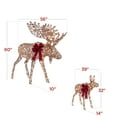 thumbnail image 7 of Best Choice Products 5ft 2-Piece Moose Family Lighted Christmas Yard Decor Set w/ 370 LED Lights, Zip Ties - Rattan, 7 of 7