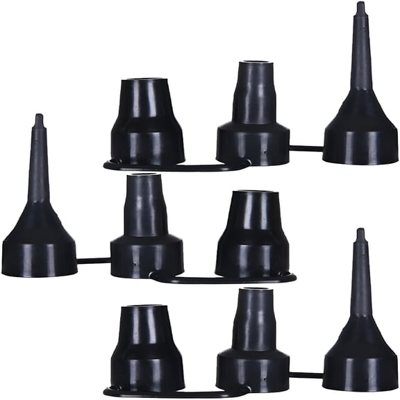XIBUFE 3 Pack Air Pump Replacement Nozzles, Inflatable Pump Adaptor Heads for Air Beds and Mattresses