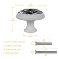 thumbnail image 4 of 4PCS Round Skull Cabinet Fluorescence Knob Glowing in the Dark Furniture Drawer Pulls Handle with Screws, 4 of 5