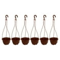 thumbnail image 1 of Weiweiguan 6 Sets Hanging Flowerpot Plastic Succulent Planter Decorative Orchid Hanging Pot, 1 of 7