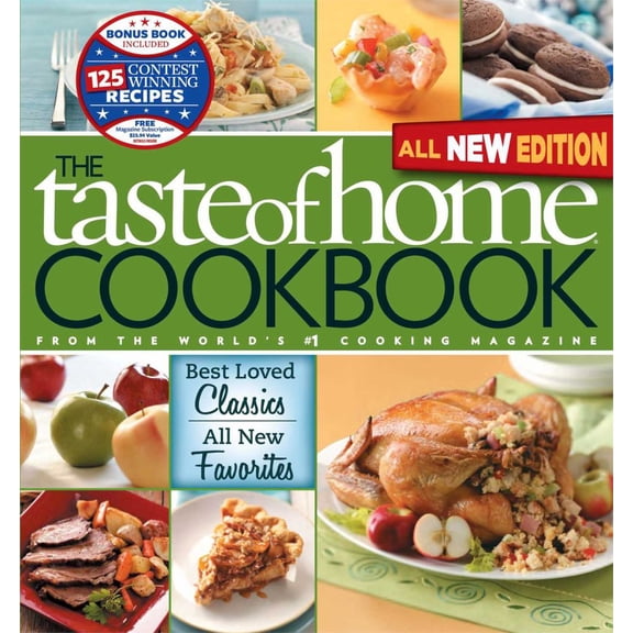 TASTE OF HOME COOKBOOK:3%E W/ WINNING RECIPES BONU