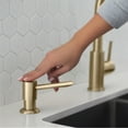 thumbnail image 5 of Stylish Ht 14”  Brushed Gold Single Handle Kitchen Faucet with Soap Dispenser K131GS01G, 5 of 11
