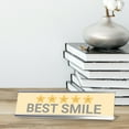 thumbnail image 3 of Signs ByLITA Best Smile Award, Silver Frame, Desk Sign (2x8"), 3 of 4
