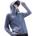 thumbnail image 2 of Vêtements de Protection Solaire en Fibre de Polyester Veste de Sport Pliable pour Protection Solaire, 2 of 5
